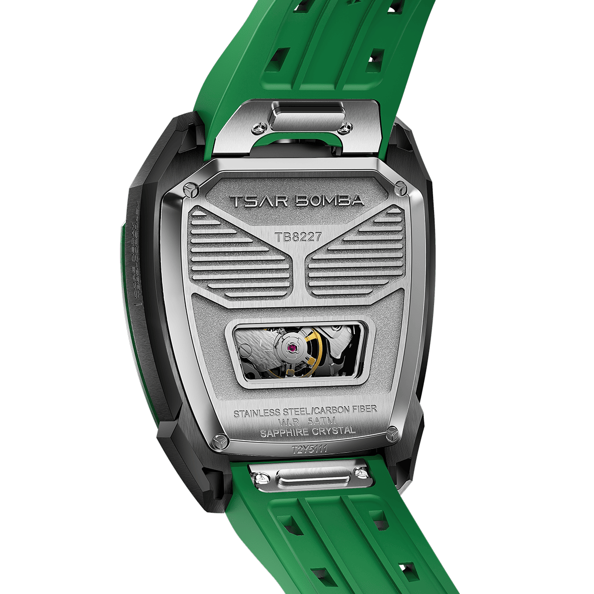 Official TSAR BOMBA Reactor-Core Decay TB8227 Automatic Watch | Carbon Fibre Luxury Watch