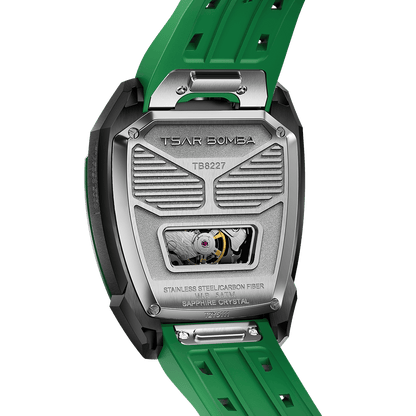 Official TSAR BOMBA Reactor-Core Decay TB8227 Automatic Watch | Carbon Fibre Luxury Watch