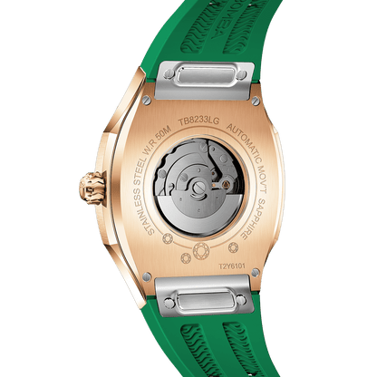 Official TSAR BOMBA Lumina TB8233 Diamond-Set Automatic Women's Watch