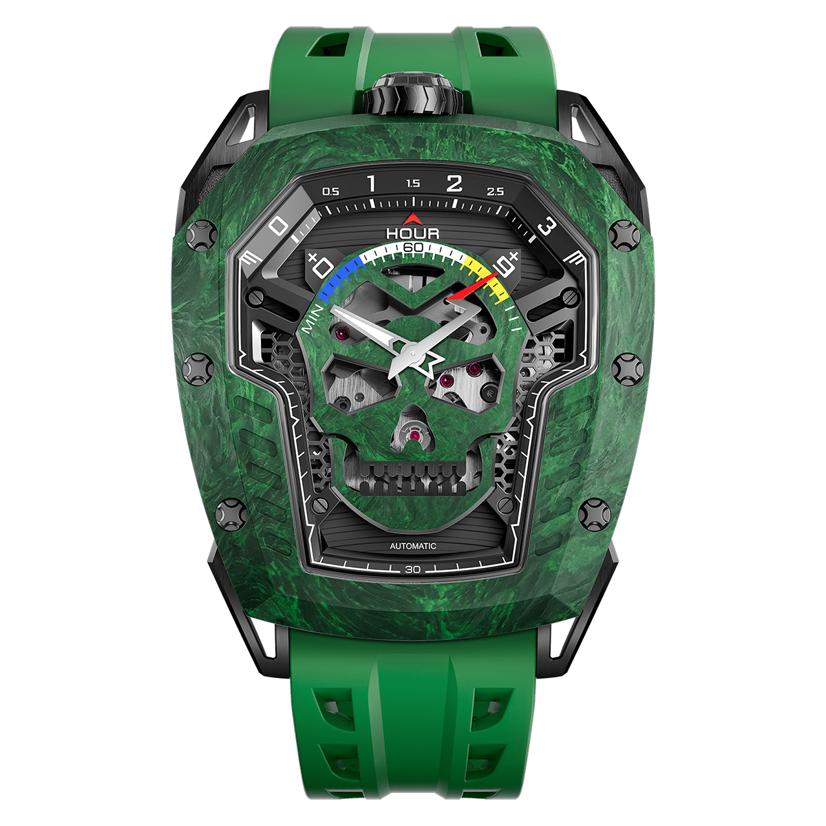 Official TSAR BOMBA Reactor-Core Decay TB8227 Automatic Watch | Carbon Fibre Luxury Watch