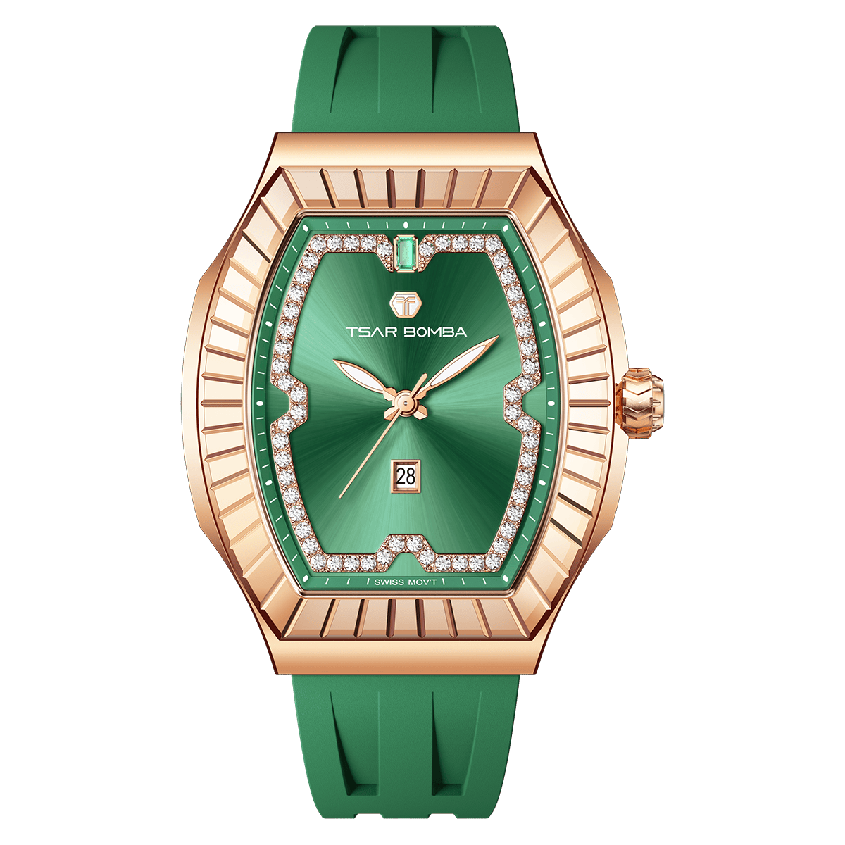 Official TSAR BOMBA TB8231 Nucleus Femme 04 Ladies Swiss Quartz Watch – Sapphire Crystal
