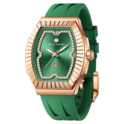 Official TSAR BOMBA TB8231 Nucleus Femme 04 Ladies Swiss Quartz Watch – Sapphire Crystal