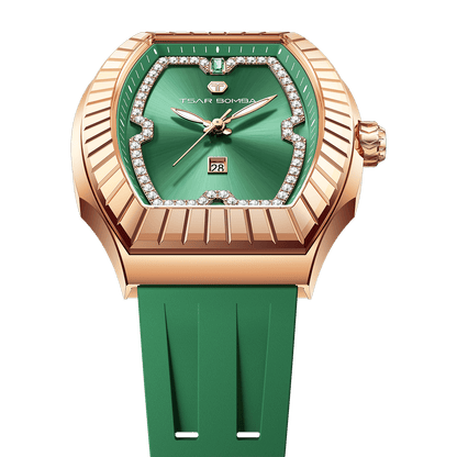 Official TSAR BOMBA TB8231 Nucleus Femme 04 Ladies Swiss Quartz Watch – Sapphire Crystal