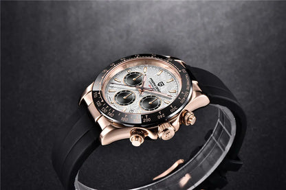 Pagani Design Elite Automatic Mechanical Sapphire-Glass Chronograph Watch - PD1664