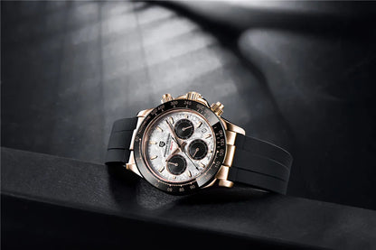Pagani Design Elite Automatic Mechanical Sapphire-Glass Chronograph Watch - PD1664