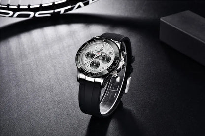 Pagani Design Elite Automatic Mechanical Sapphire-Glass Chronograph Watch - PD1664
