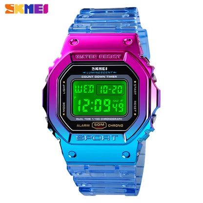 Skmei Classy Colourful LED Digital Ladies' Sports Watch - Top G Watches