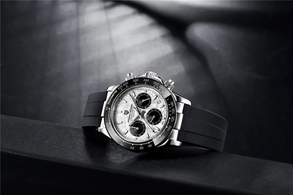 Pagani Design Elite Automatic Mechanical Sapphire-Glass Chronograph Watch - PD1664
