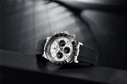 Pagani Design Elite Automatic Mechanical Sapphire-Glass Chronograph Watch - PD1664