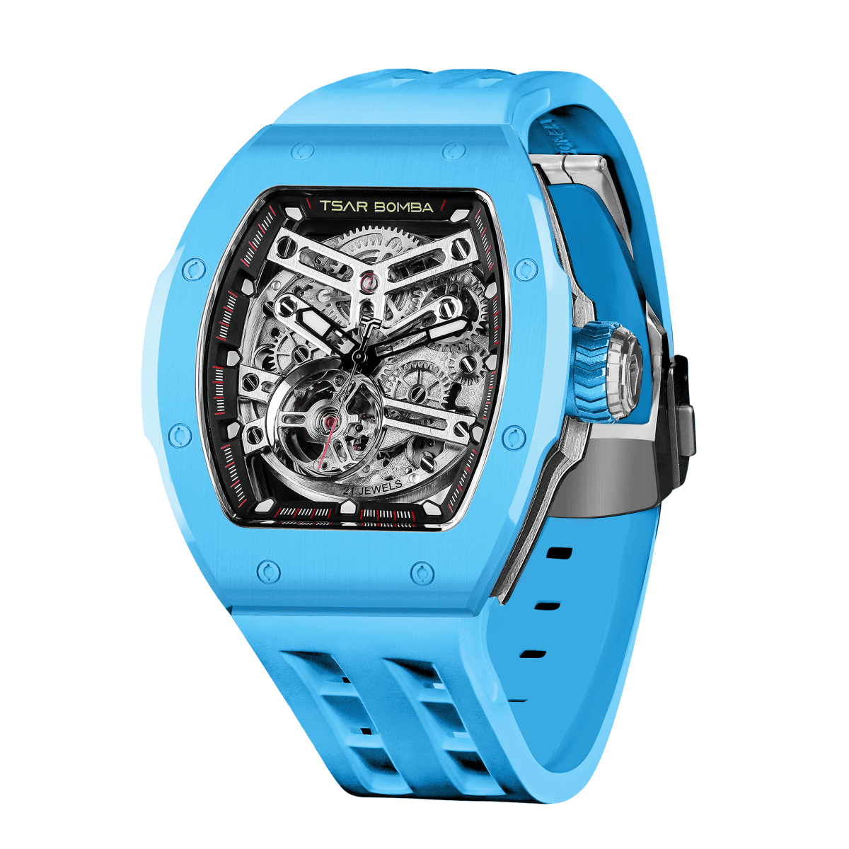 Official TSAR BOMBA TB8218 Atomic Automatic Watch – Interchangeable Collection