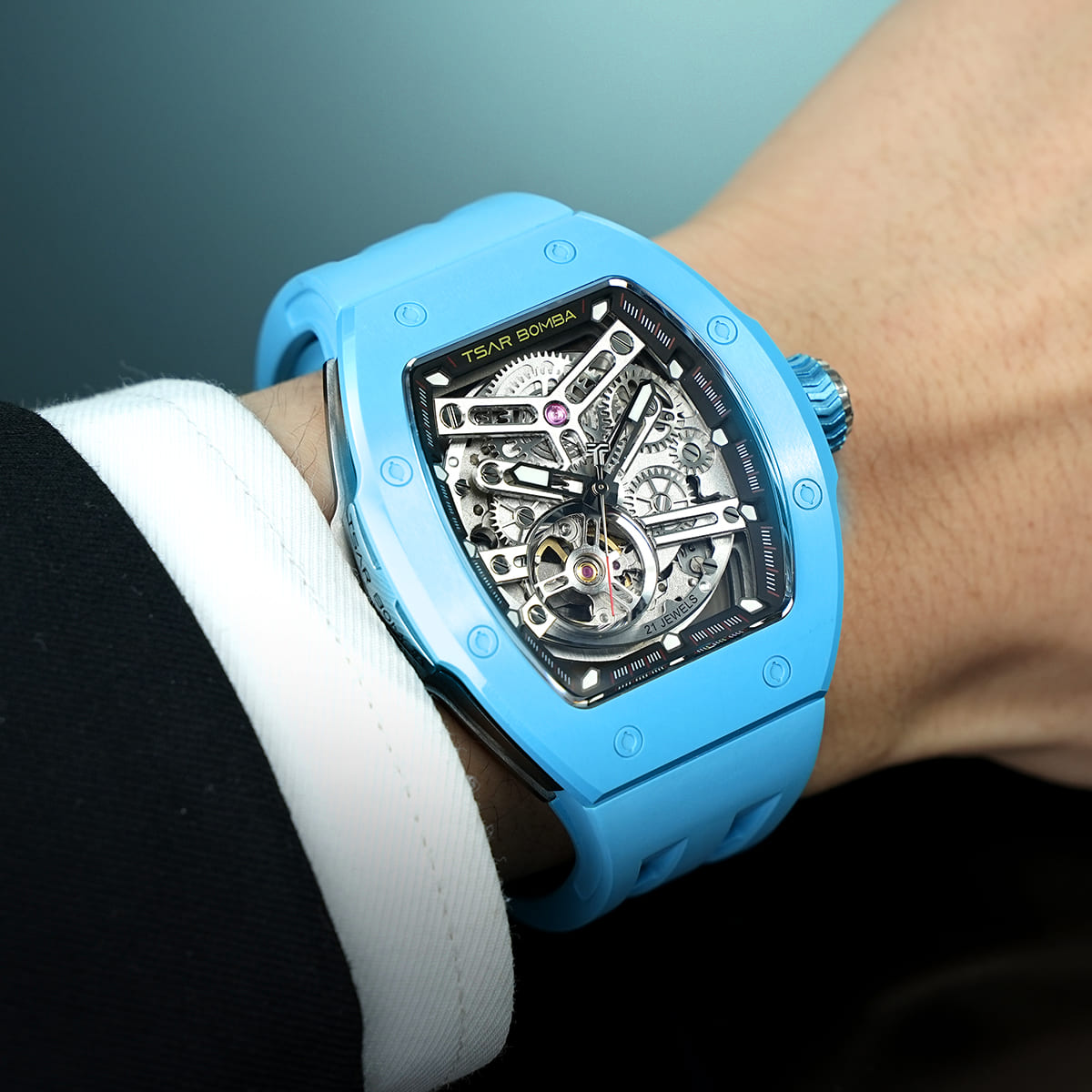 Official TSAR BOMBA TB8218 Atomic Automatic Watch – Interchangeable Collection