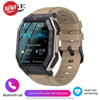 New Lige Digital Bluetooth Smart Companion HD Call Outdoor Sports Fitness Waterproof Smartwatch - Top G Watches