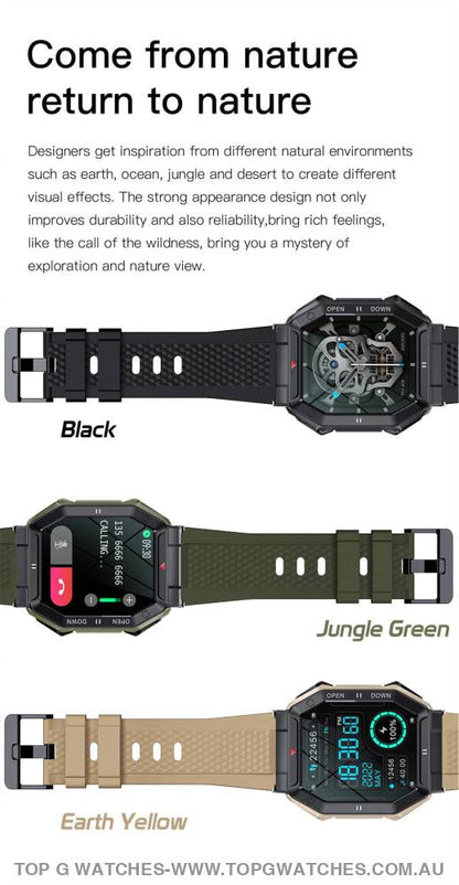 New Lige Digital Bluetooth Smart Companion HD Call Outdoor Sports Fitness Waterproof Smartwatch - Top G Watches