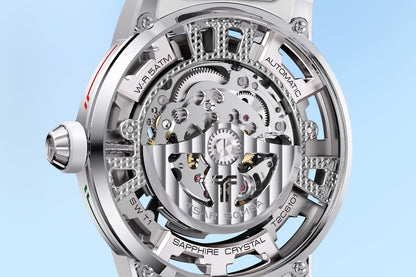 Official TSAR BOMBA Skunk Works T1 Skeleton Automatic Watch