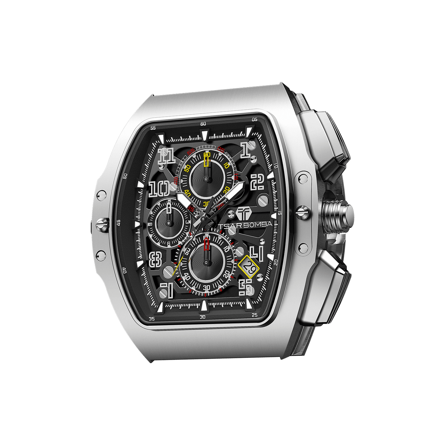 Official TSAR BOMBA TB8214 / TB8218 Build-Your-Own Interchangeable Watch Head – Automatic or Quartz