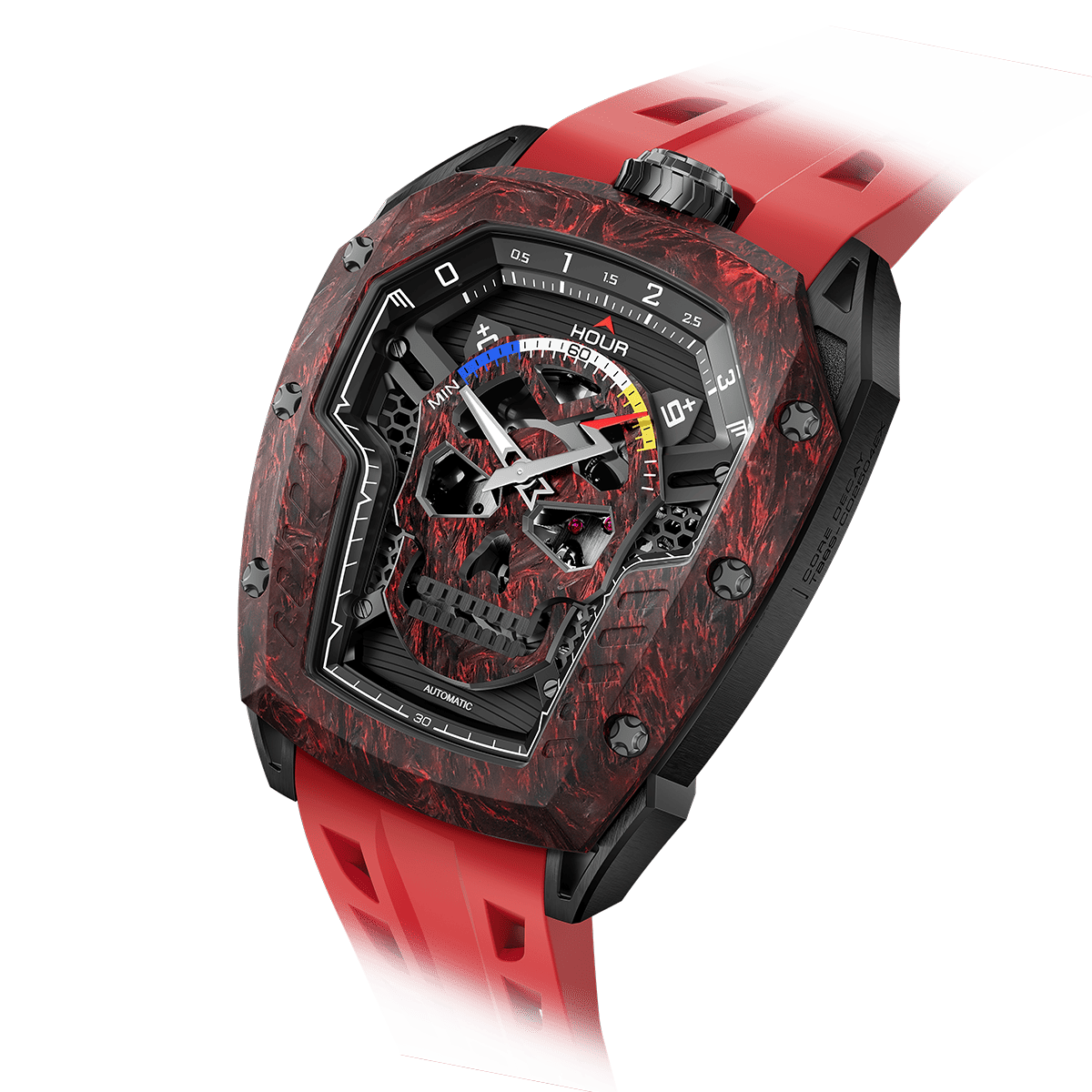 Official TSAR BOMBA Reactor-Core Decay TB8227 Automatic Watch | Carbon Fibre Luxury Watch