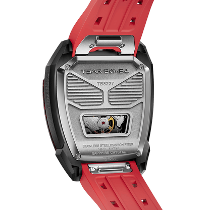 Official TSAR BOMBA Reactor-Core Decay TB8227 Automatic Watch | Carbon Fibre Luxury Watch