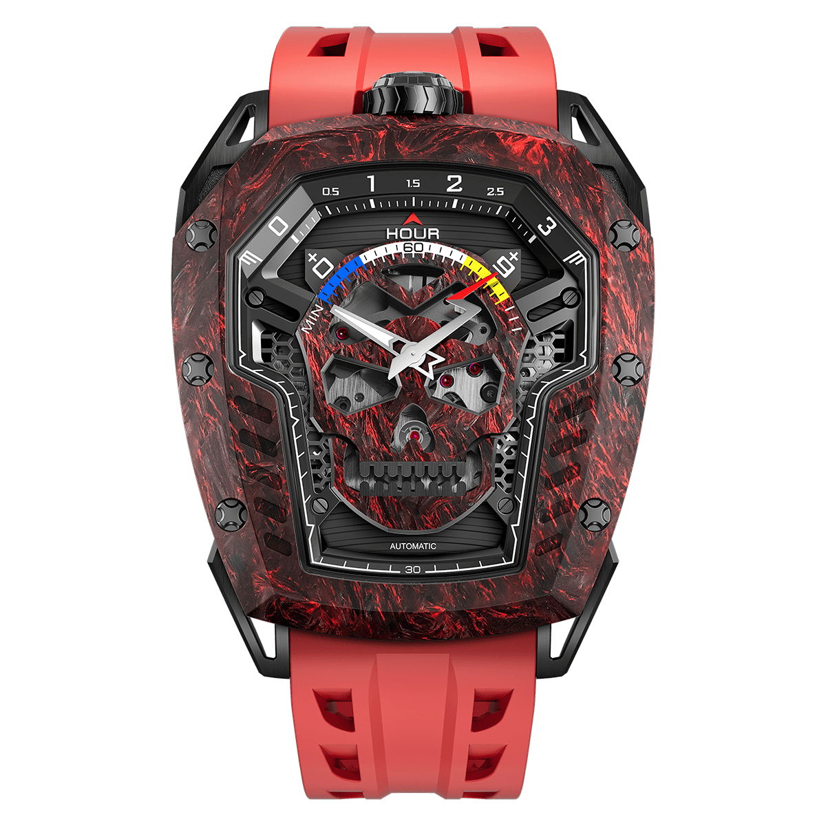 Official TSAR BOMBA Reactor-Core Decay TB8227 Automatic Watch | Carbon Fibre Luxury Watch