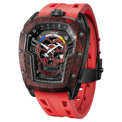Official TSAR BOMBA Reactor-Core Decay TB8227 Automatic Watch | Carbon Fibre Luxury Watch