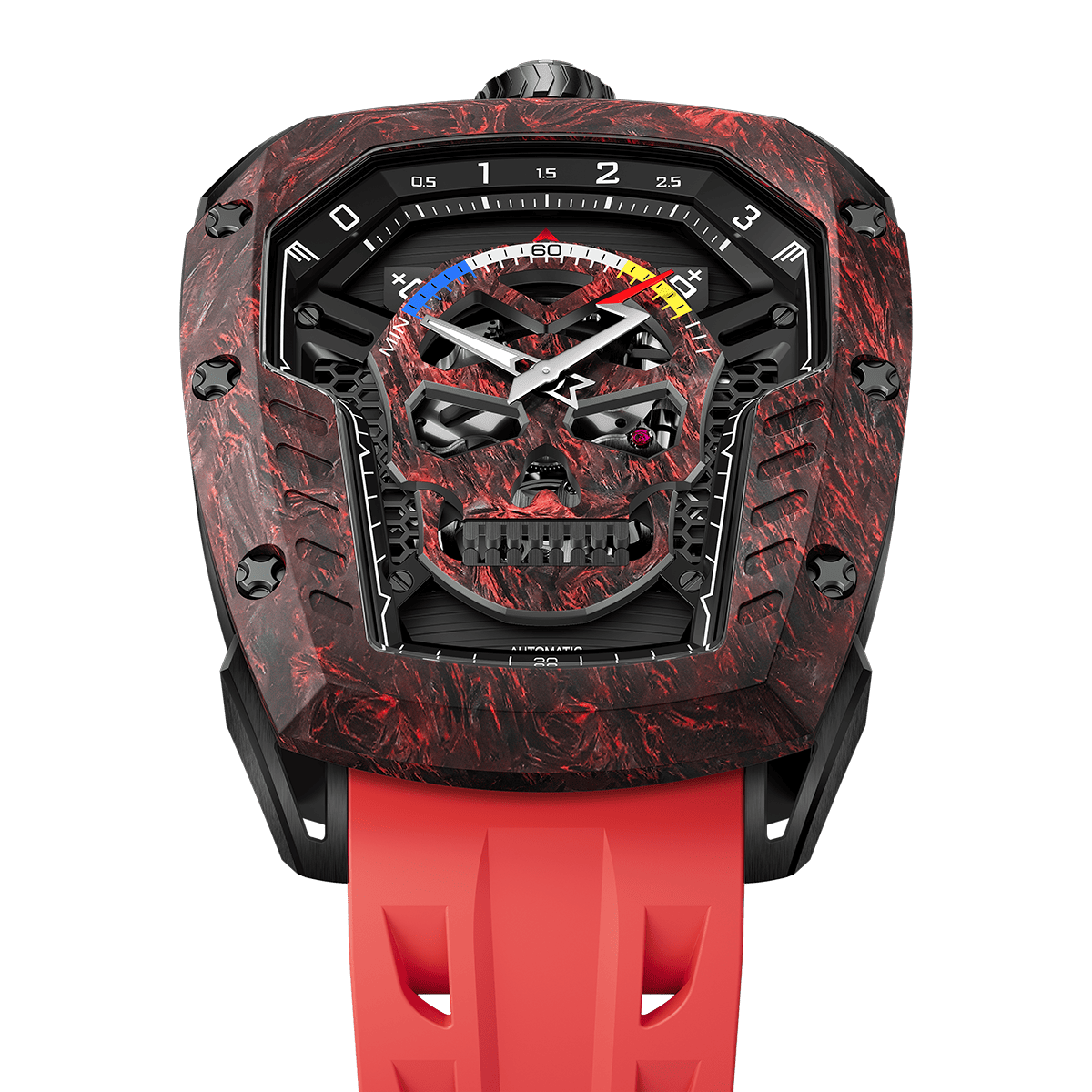 Official TSAR BOMBA Reactor-Core Decay TB8227 Automatic Watch | Carbon Fibre Luxury Watch