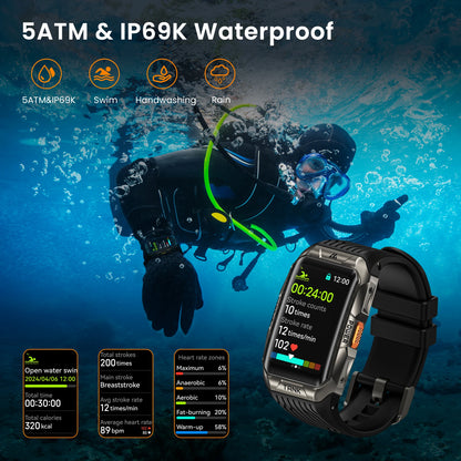 KOSPET TANK X2 Ultra – Rugged GPS Smart Band