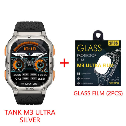 KOSPET TANK M3 Ultra – Rugged Dual-Band GPS Smartwatch