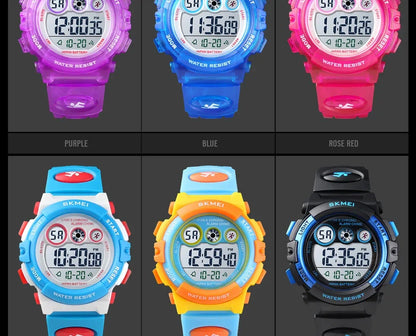 SKMEI 1451 Digital Sports Watch – 50m Waterproof Kids & Youth Watch