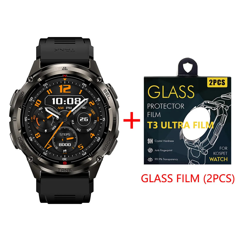 KOSPET TANK T3 Ultra 2 – Rugged Dual-Band GPS Smartwatch