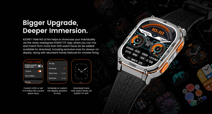 KOSPET TANK M3 Ultra – Rugged Dual-Band GPS Smartwatch