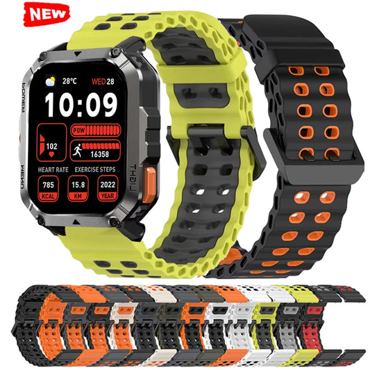 Blackview Replacement Breathable Silicone Strap | Compatible with W50 Pro & W80 Pro