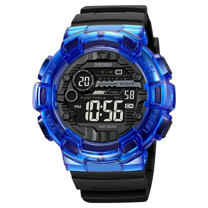 Transparent Series SKMEI 2110 5Bar Waterproof Japan Movement Sports Watch - Top G Watches