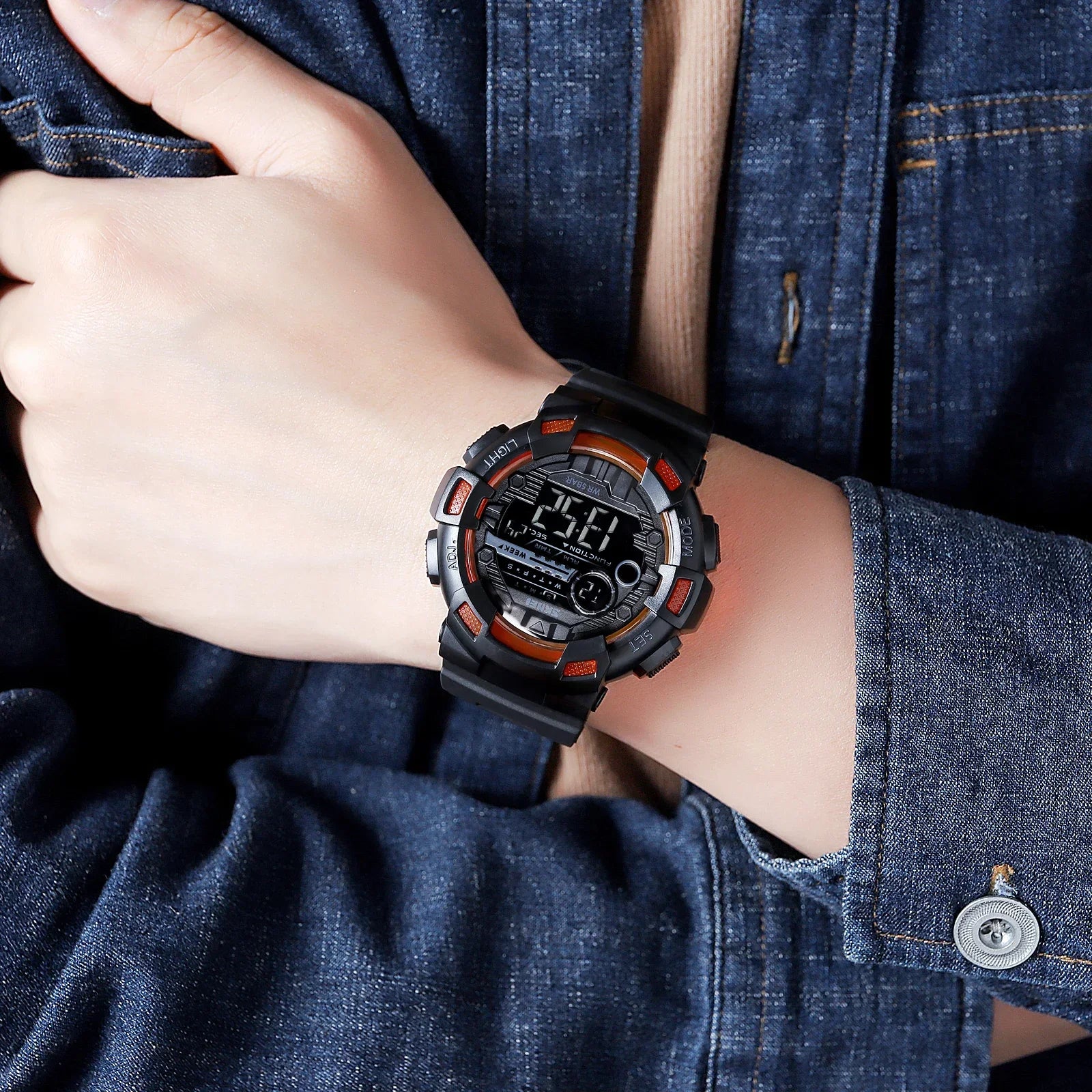 Transparent Series SKMEI 2110 5Bar Waterproof Japan Movement Sports Watch - Top G Watches