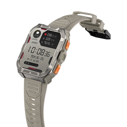 Blackview W80 Pro GPS Rugged Smartwatch – LED Flashlight, Bluetooth Calling
