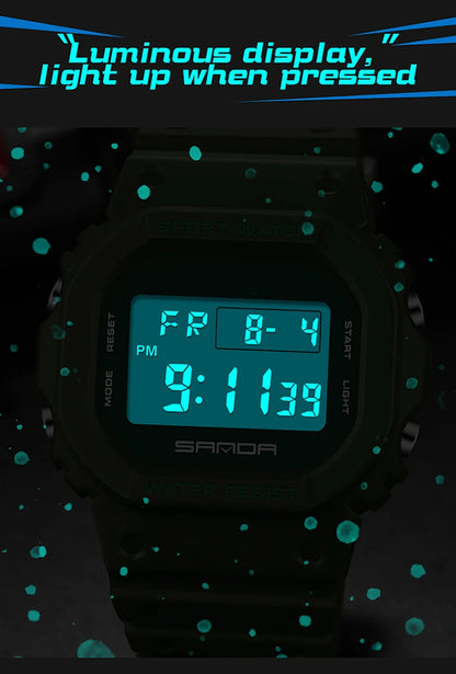 SKMEI Kids Digital Sports Watch – 50m Waterproof Shockproof – 2107