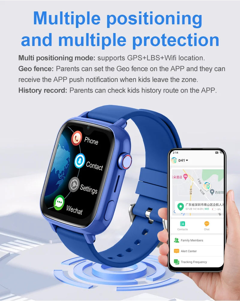 Safeguard Kids Pro 4G GPS Smartwatch – Video Calling, SOS Button & School Mode - Top G Watches
