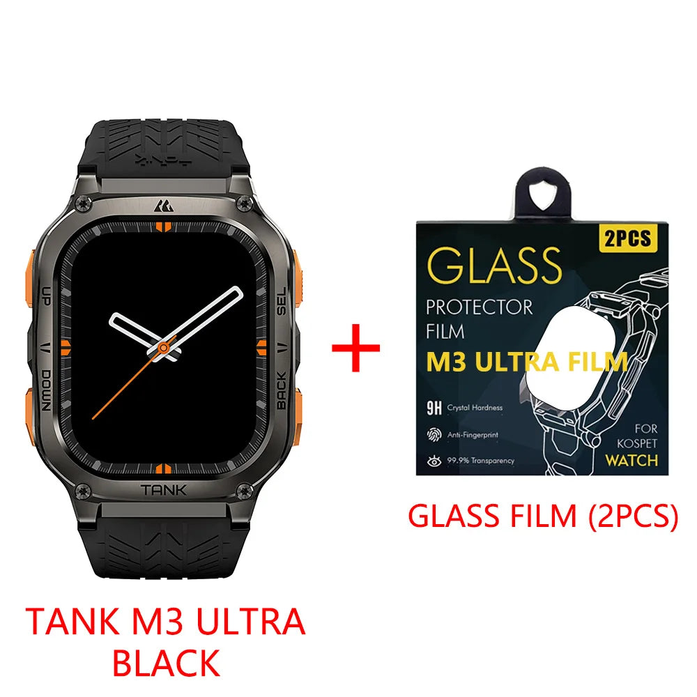 KOSPET TANK M3 Ultra – Rugged Dual-Band GPS Smartwatch
