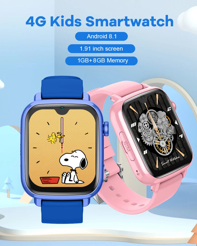 Safeguard Kids Pro 4G GPS Smartwatch – Video Calling, SOS Button & School Mode - Top G Watches