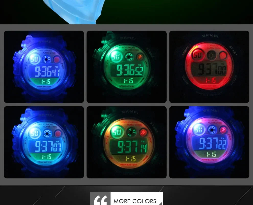 SKMEI 1451 Digital Sports Watch – 50m Waterproof Kids & Youth Watch