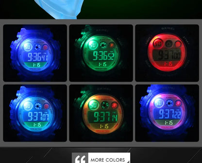 SKMEI 1451 Digital Sports Watch – 50m Waterproof Kids & Youth Watch