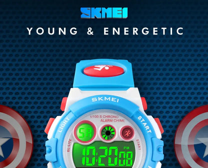 SKMEI 1451 Digital Sports Watch – 50m Waterproof Kids & Youth Watch