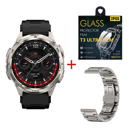KOSPET TANK T3 Ultra 2 – Rugged Dual-Band GPS Smartwatch