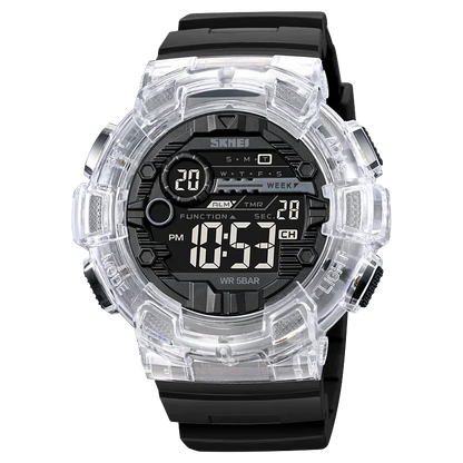 Transparent Series SKMEI 2110 5Bar Waterproof Japan Movement Sports Watch - Top G Watches