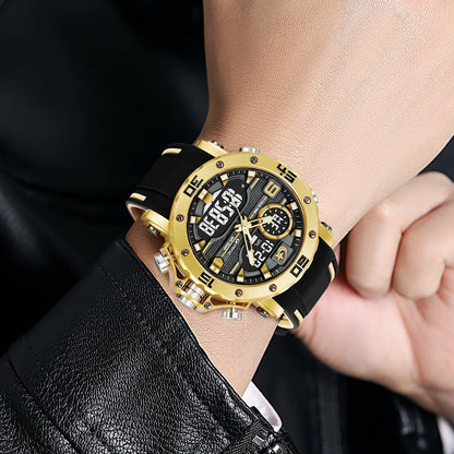 STRYVE S8032 Sports Watch – Bold Dual Display Analog Digital Watch - Top G Watches