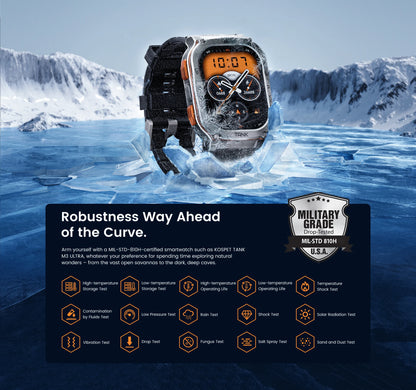 KOSPET TANK M3 Ultra – Rugged Dual-Band GPS Smartwatch
