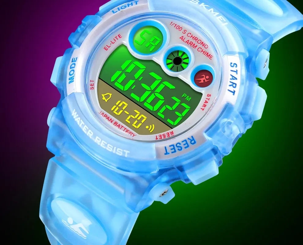SKMEI 1451 Digital Sports Watch – 50m Waterproof Kids & Youth Watch