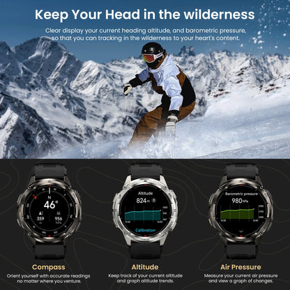 KOSPET TANK T3 Ultra 2 – Rugged Dual-Band GPS Smartwatch