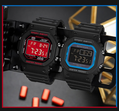 SKMEI Kids Digital Sports Watch – 50m Waterproof Shockproof – 2107