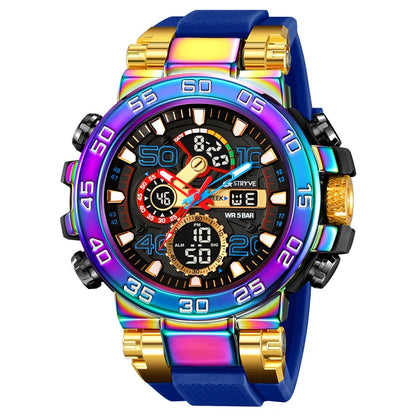 STRYVE S8030 Sports Watch – Large 55mm Dual Display Analog Digital Watch - Top G Watches