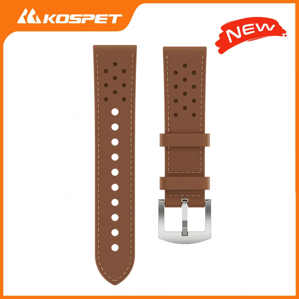 Orginal KOSPET 22mm Premium Archlan Leather Strap