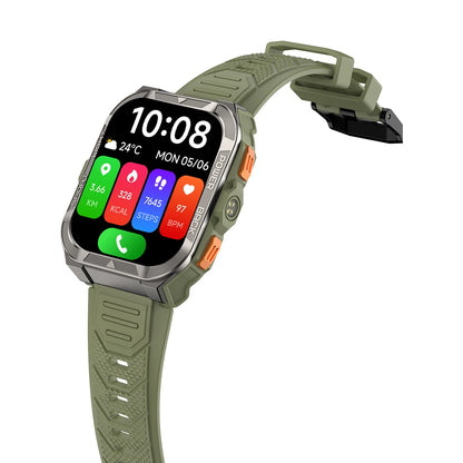 Blackview W80 Pro GPS Rugged Smartwatch – LED Flashlight, Bluetooth Calling